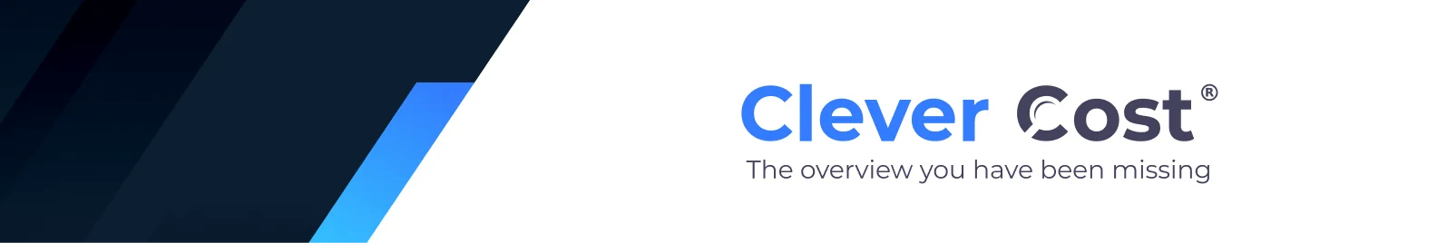 Clever Cost LinkedIn-banner med det nye logo og tagline