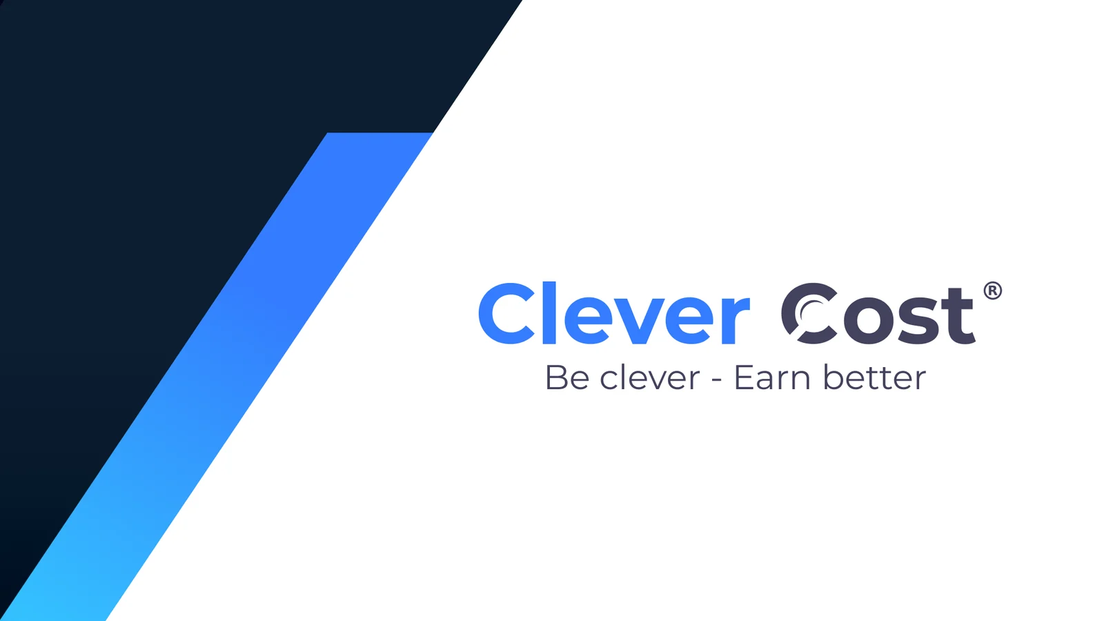 Clever Cost YouTube-kanalgrafik med det nye logo