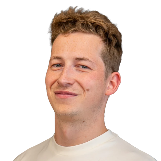 Redigeret Scan-Convert-medarbejderportræt af Krisztian